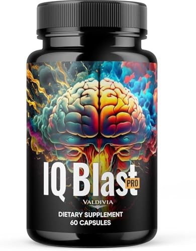IQ Blast Pro Brain Supplement Memory Focus Nootropic Capsules 1 Pack 60Ct