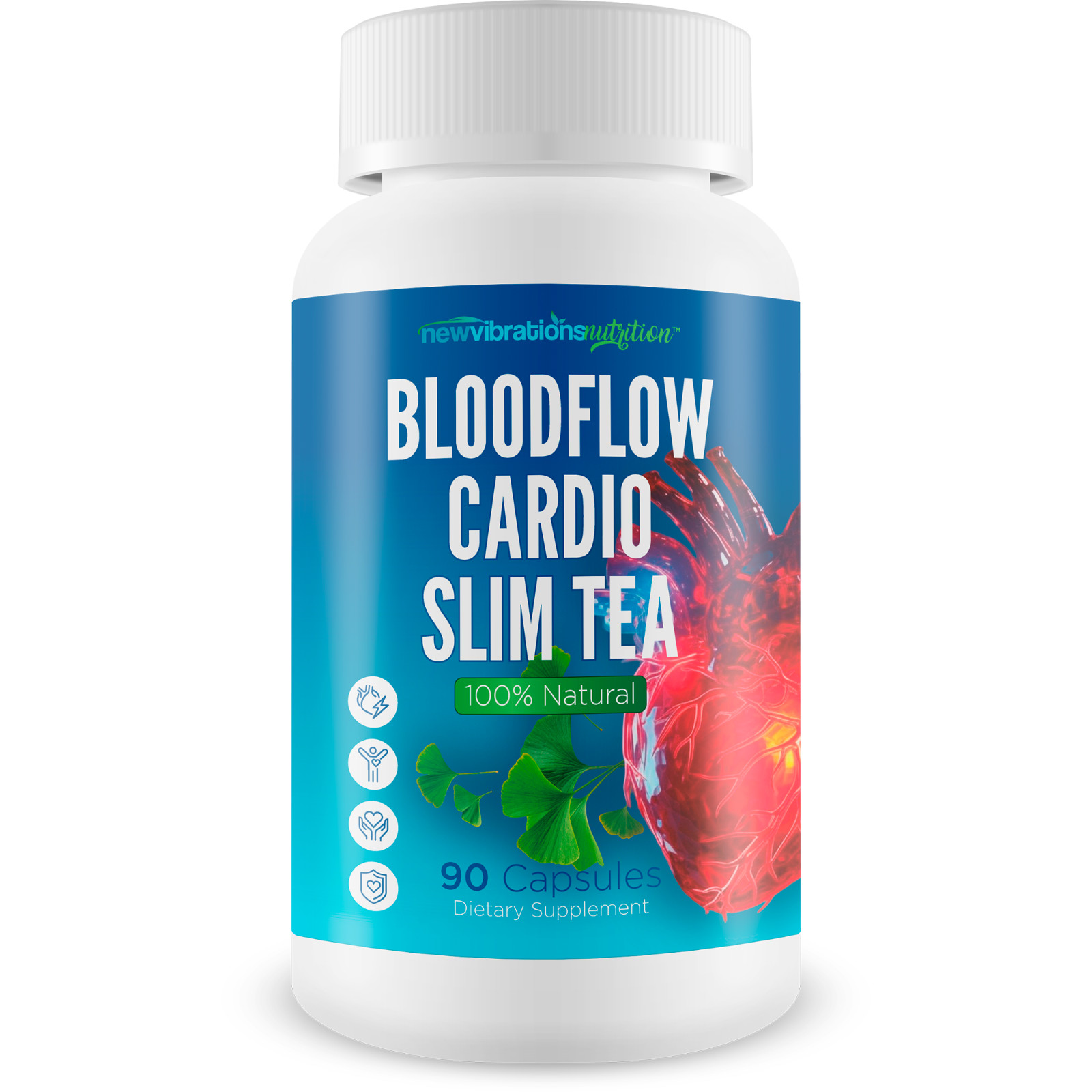 Blood Flow Cardio Slim Tea – Advanced Pressure Support Full Body Detox Cleanse