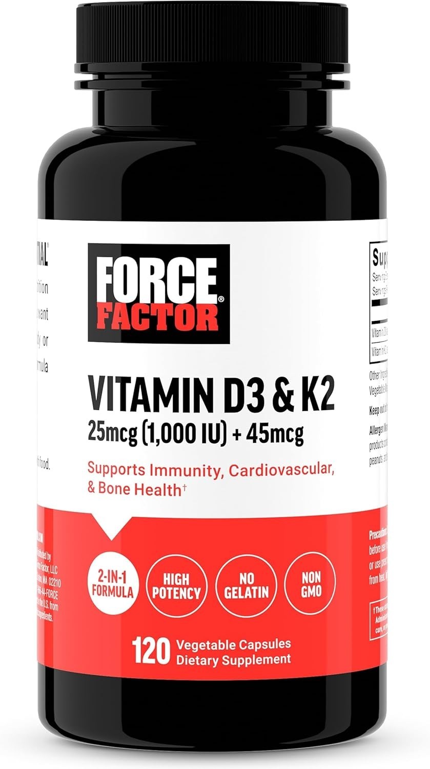 Vitamin K2 + D3 Soft Gels – Heart, Bone & Immune Health Support