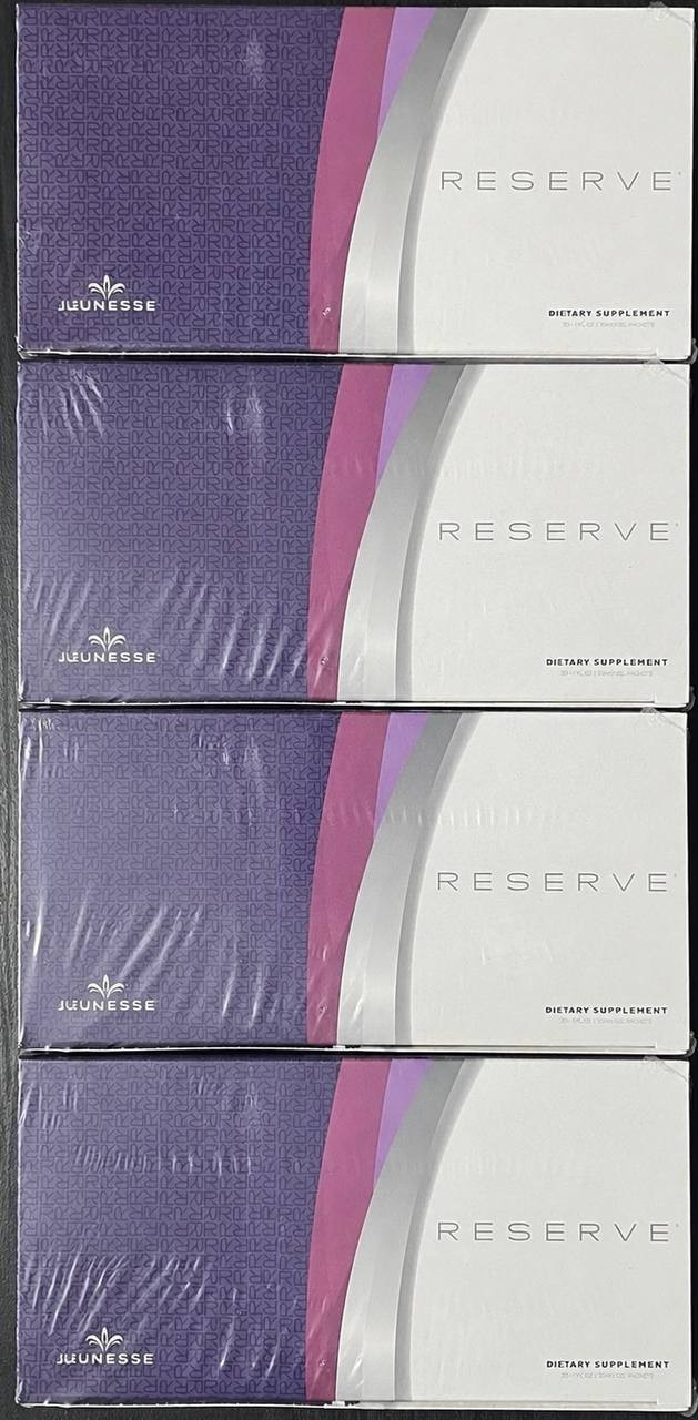 Jeunesse Reserve Resveratrol Antioxidants Supplement Gel EXP:05/2027 (4-BOX)