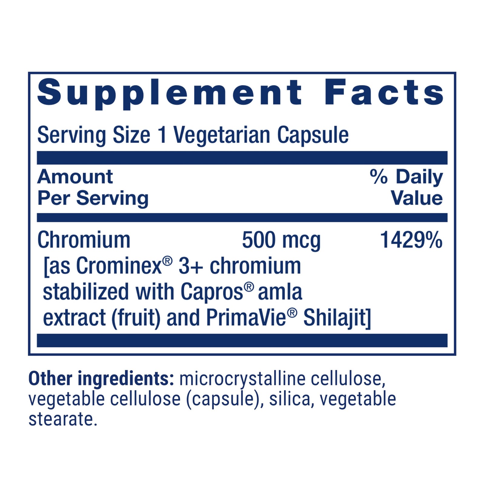 Life Extension Optimized Chromium with 60 Count (Pack of 1), Tan to Beige