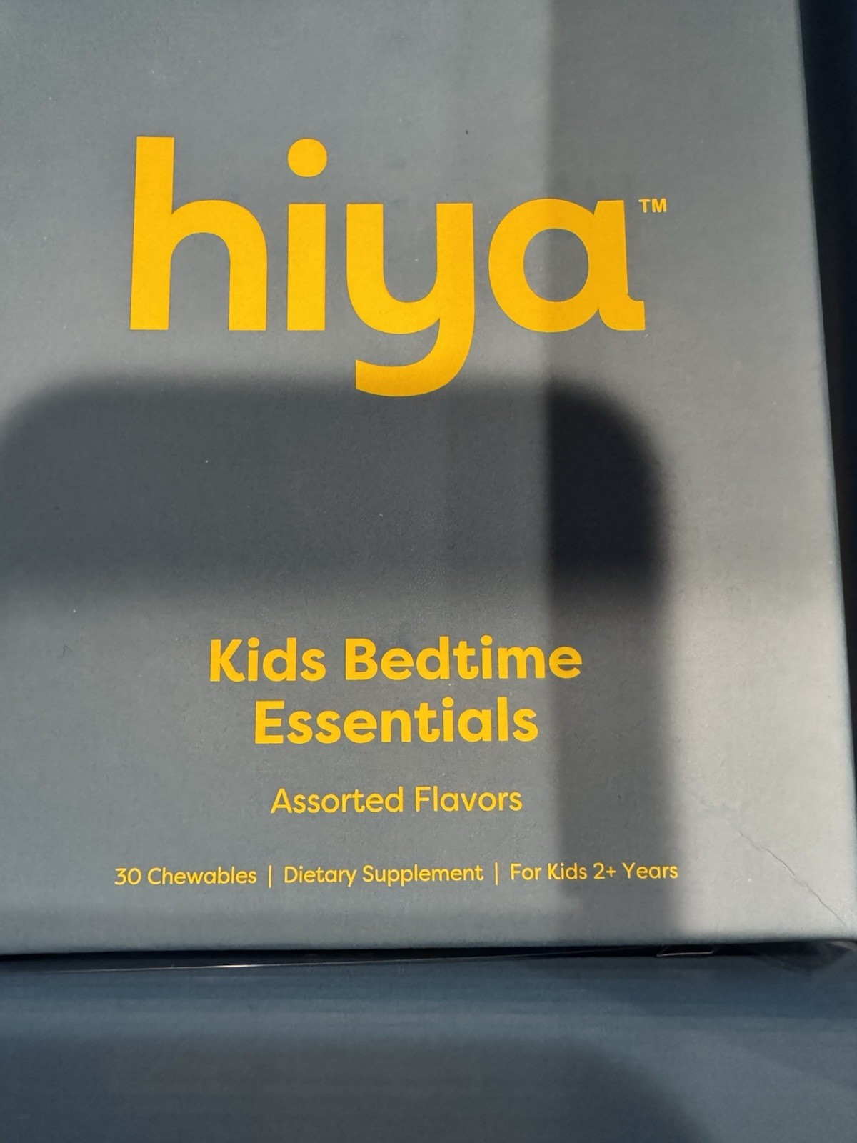 Hiya Kids Bedtime Supplement 30 Chewables Gluten-Free Dairy-Free Assorted Flavor