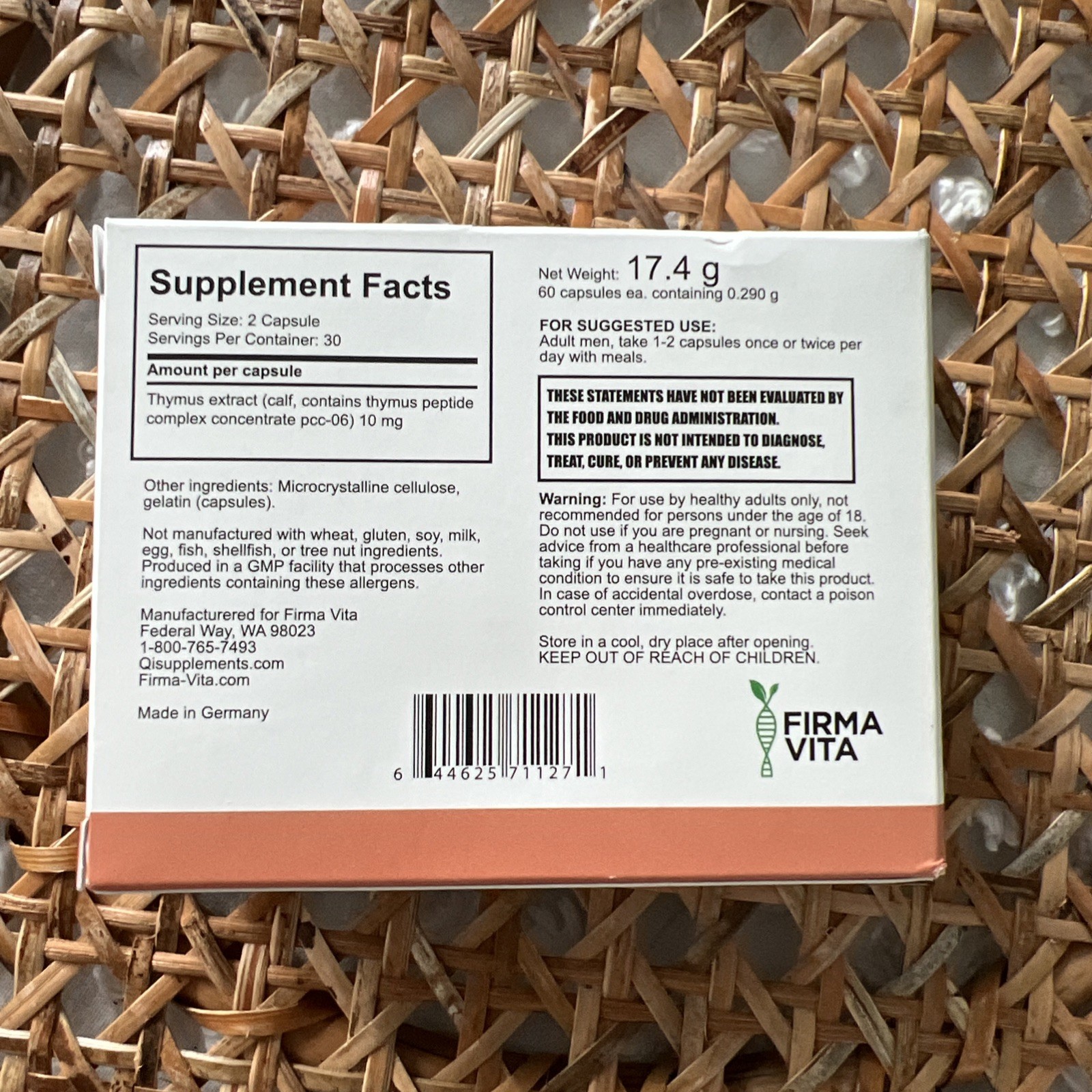 EternaPeptix Thymus Peptide Bioregulator