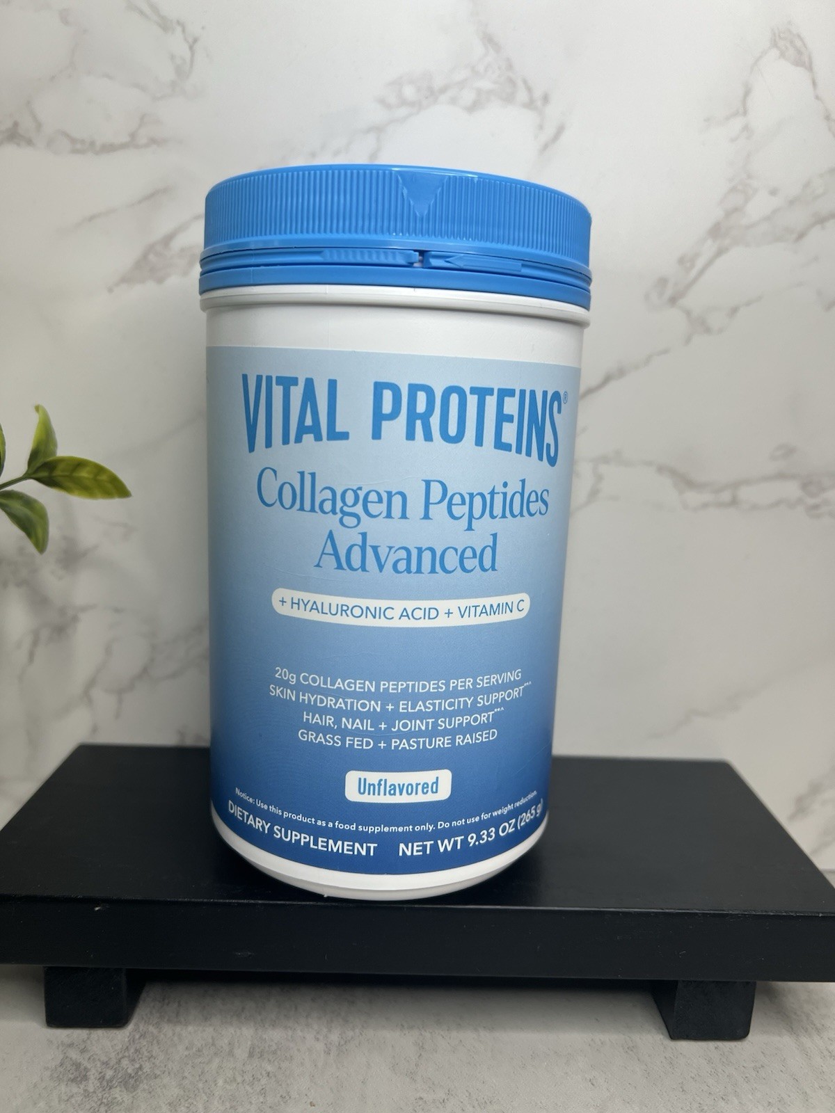 Vital Proteins Collagen Peptides Advanced Unflavored 9.33 oz Exp 06/2027