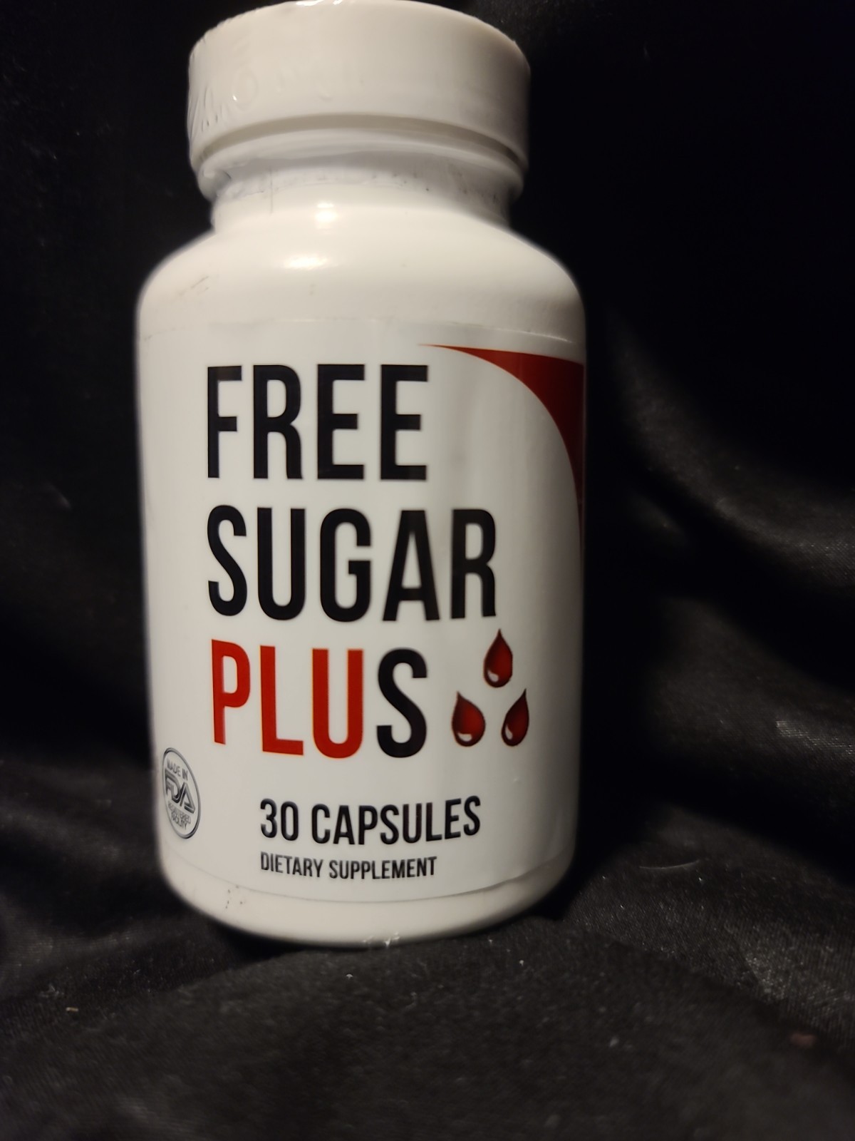 Free Sugar Plus Blood Health Support Dietary Supplement 30 Capsules-Exp 10/28