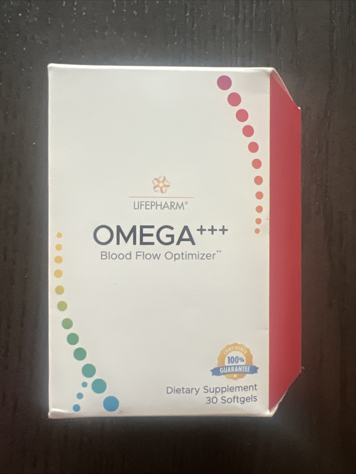 LifePharm Omega+++ Blood Flow Optimizer 30 Softgels Exp 10/2027 – New/Sealed!