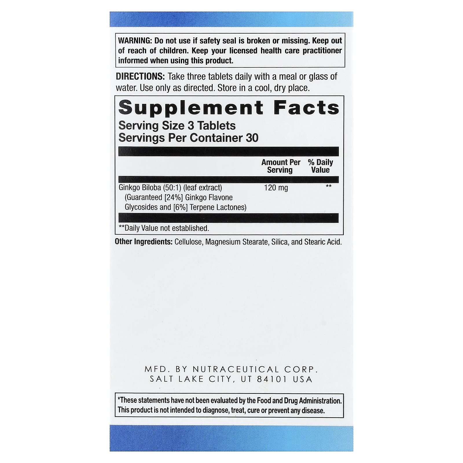 Pharmaton Natural Health Ginkoba Brain Formula 90 Tablets All-Natural