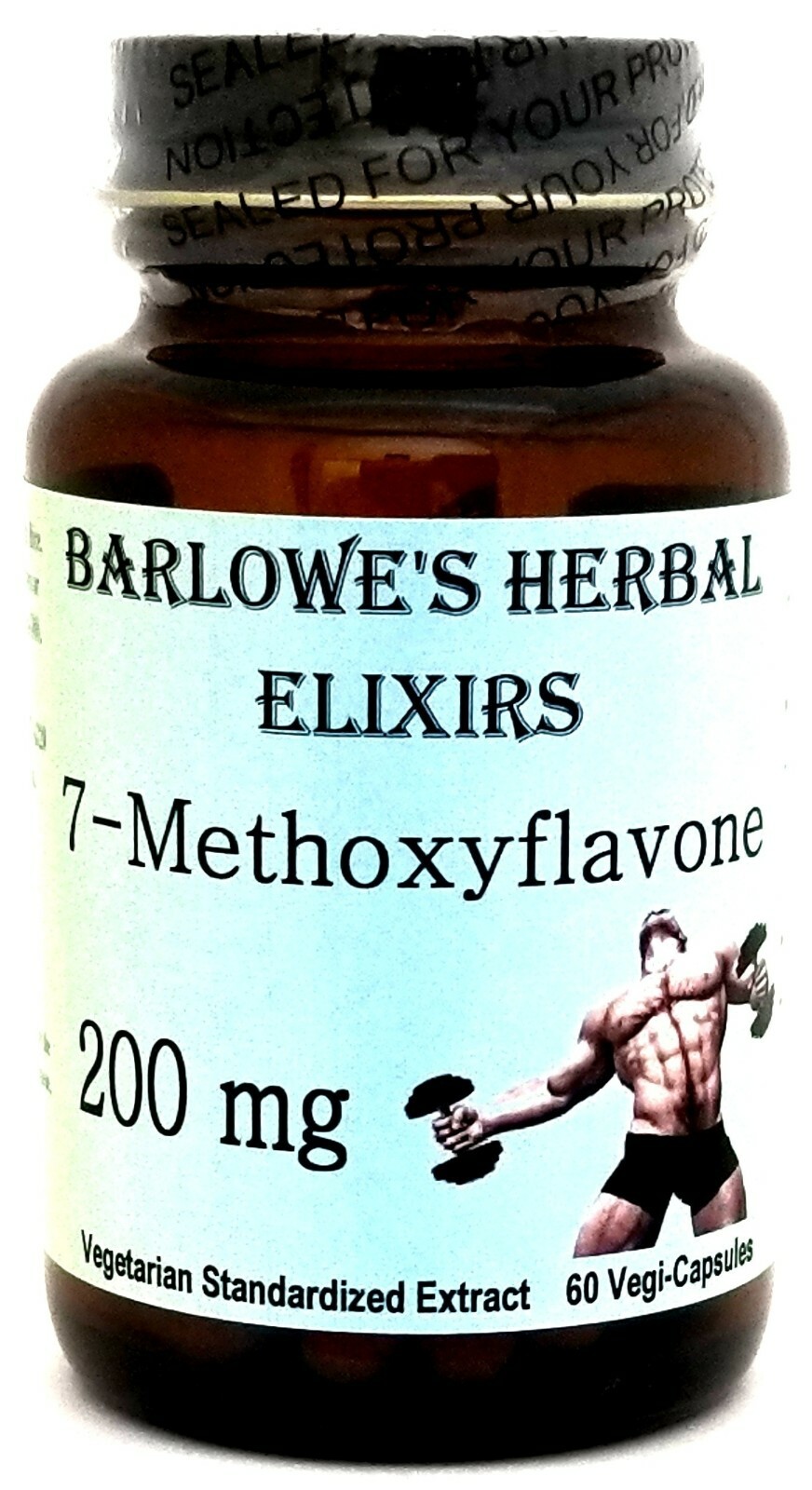 7 METHOXYFLAVONE | AROMATASE INHIBITOR | 200mg | 60 Vegetarian Capsules