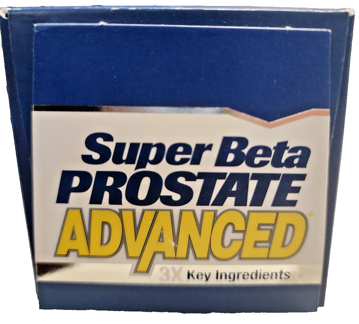 Super Beta Prostate Advanced 3X, 60 Capsules (30 Day Supply), New, Expired 10/27