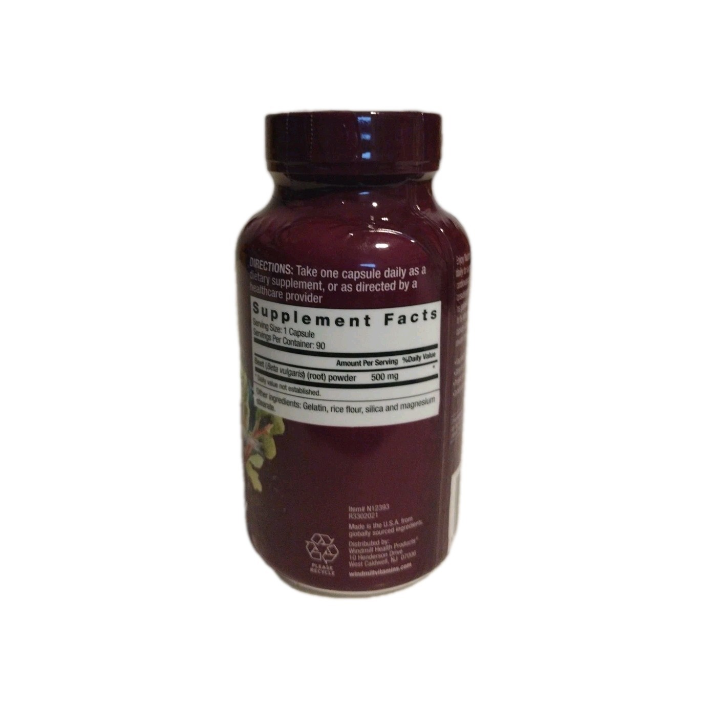 1 NutritionWorks Beet Root Circulation Superfood 90 Capsules 500mg