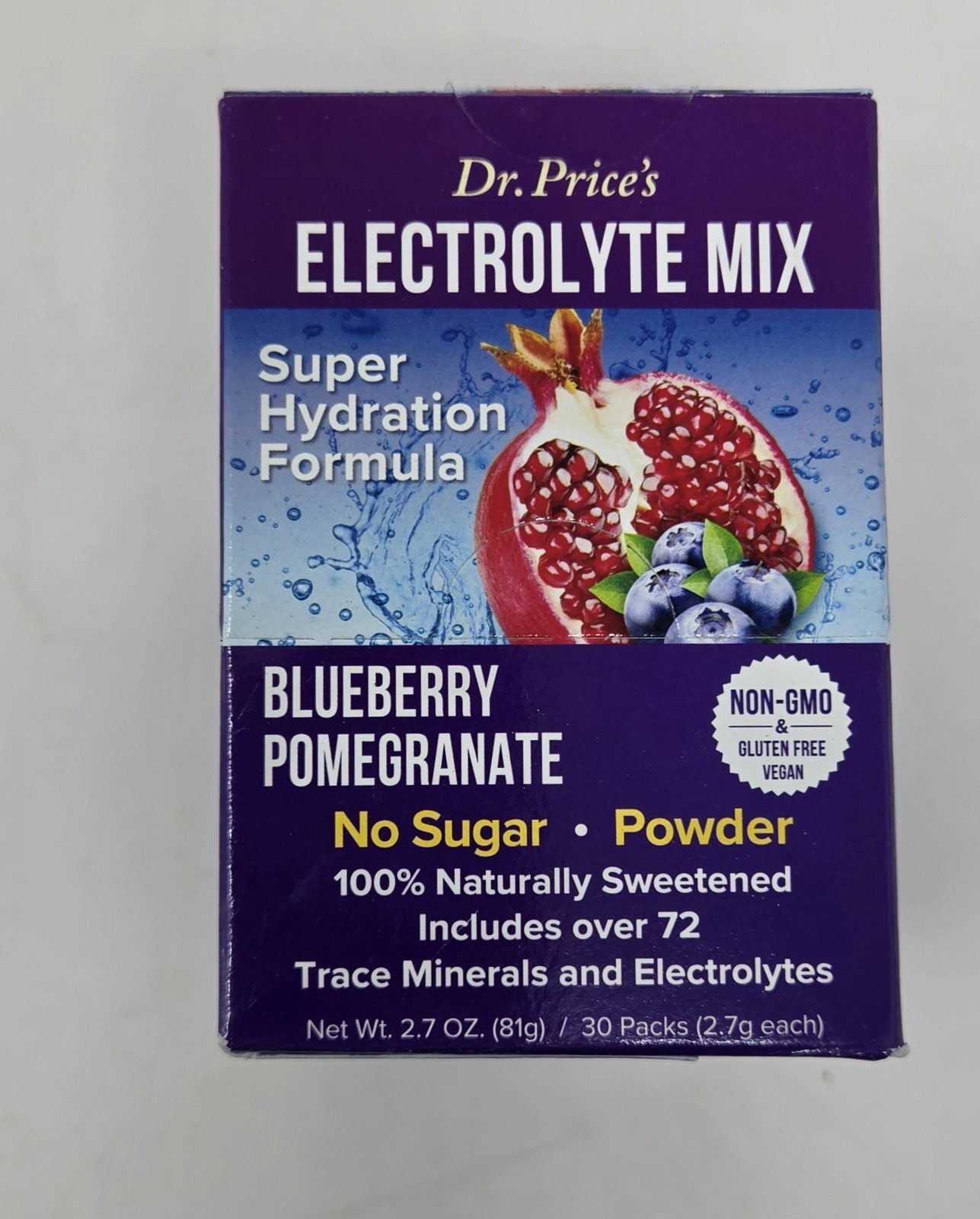 30-pack Electrolyte Mix Super Hydration Formula + Trace Minerals |Free Shipping!