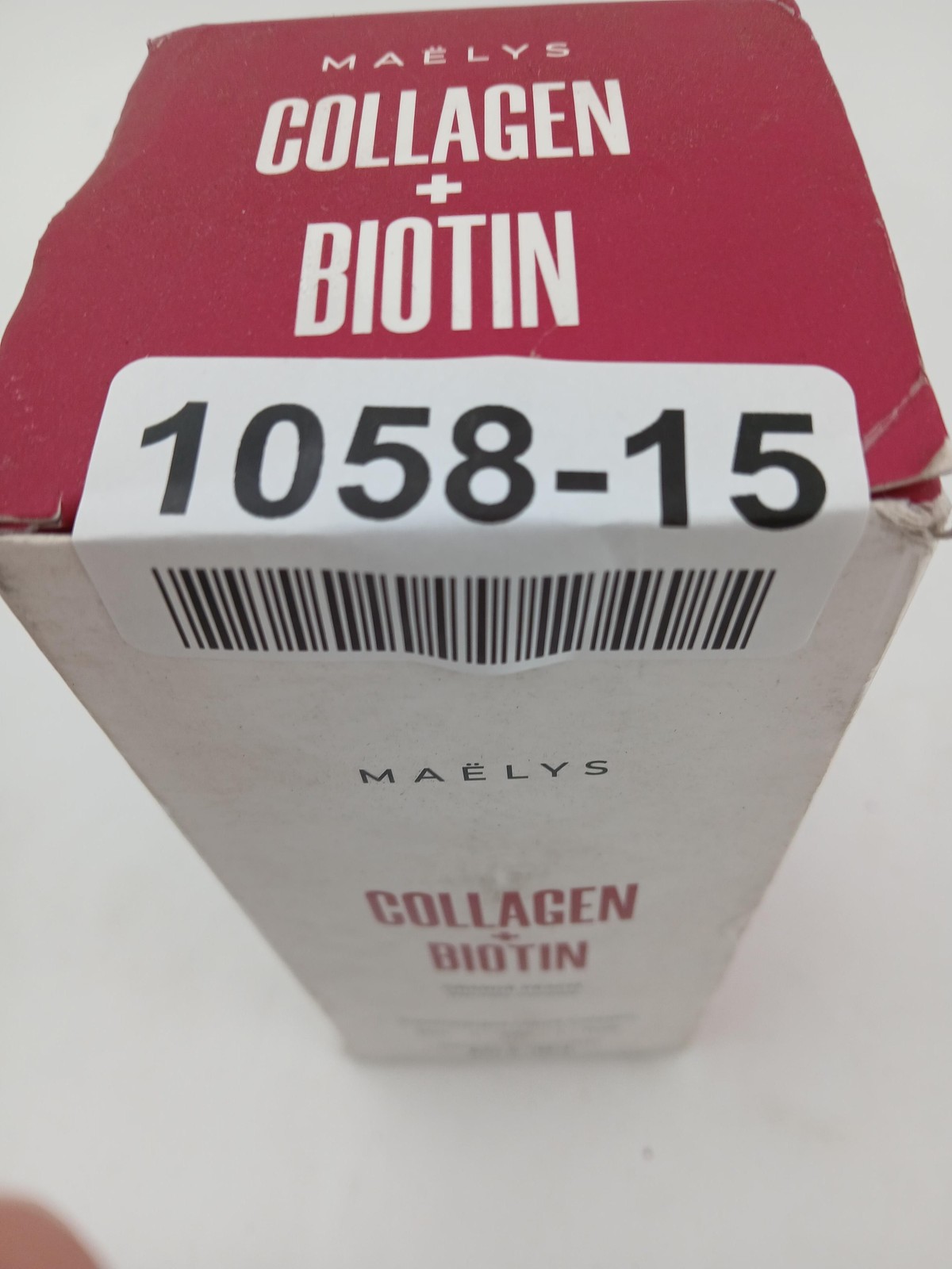 MAELYS Collagen + Biotin 16.9 Fl Oz Orange Peach Hair Skin Nails Supplement