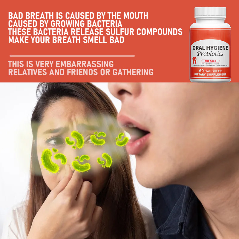 ORAL HYGIENE CAPSULES RESTORATIVE Probiotics BLEND SUPPORT BAD BREATH SUPPORT