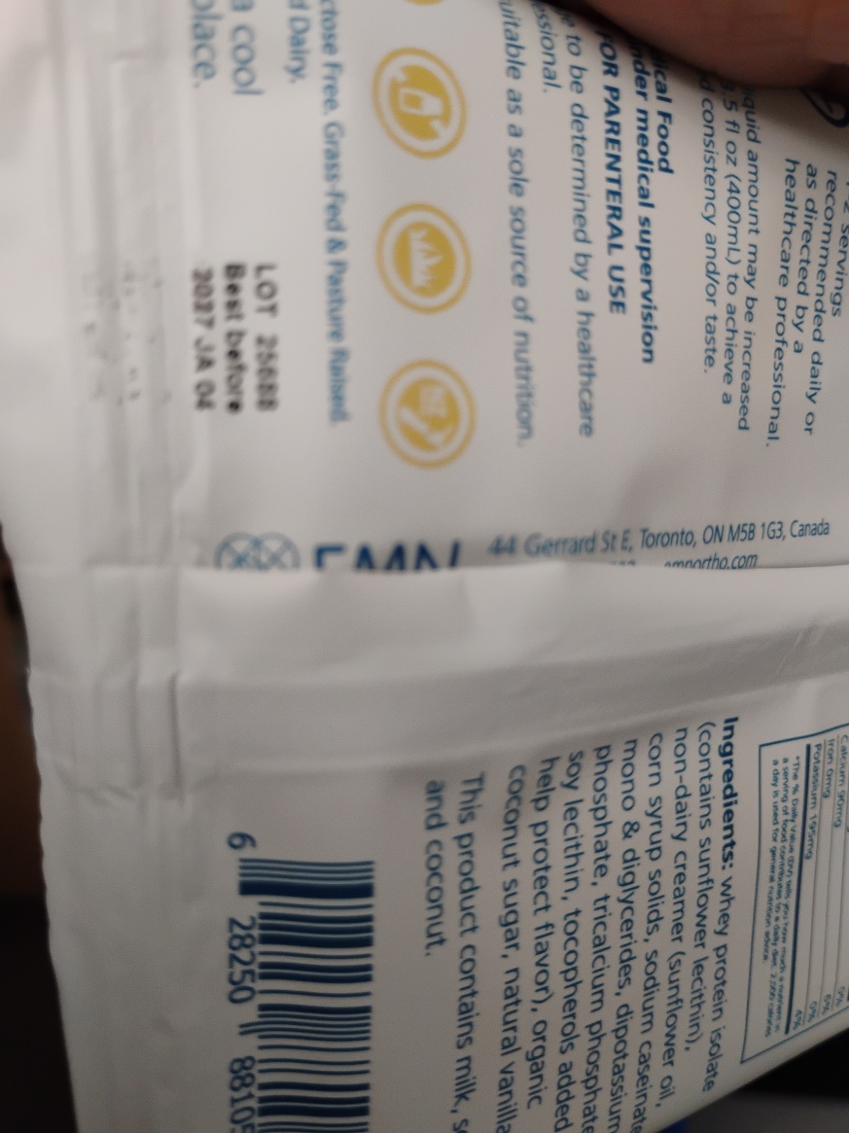 ISOlution Whey Protein Powder Surgical Nutrition Vanilla Bean 4/2027