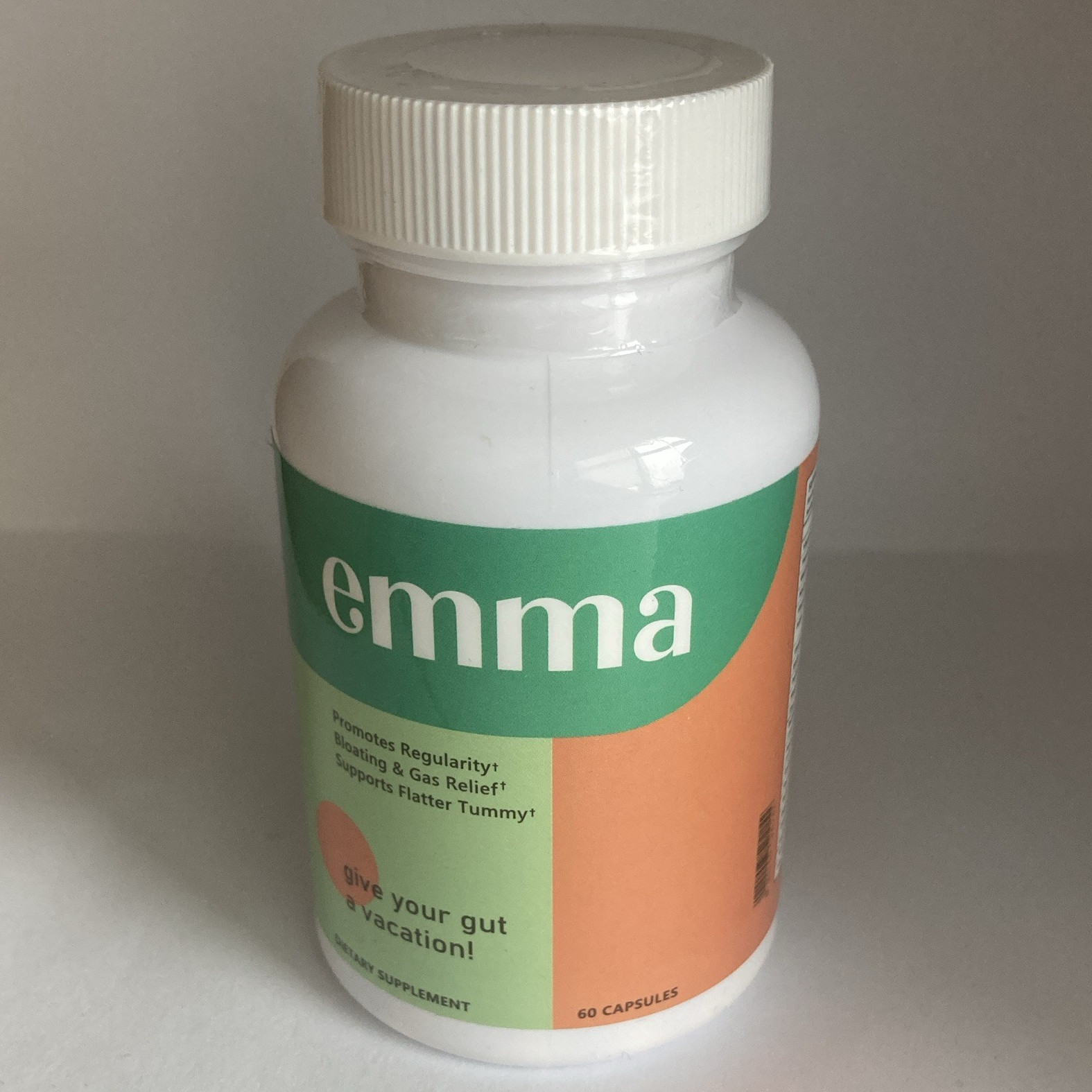 emma Digestive Support & Gas Relief Capsules 60 Count Exp 09/2028
