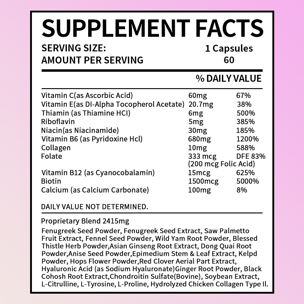 Female Breast Enhancement Enlargement Capsules Permanent Breast Growth Fast