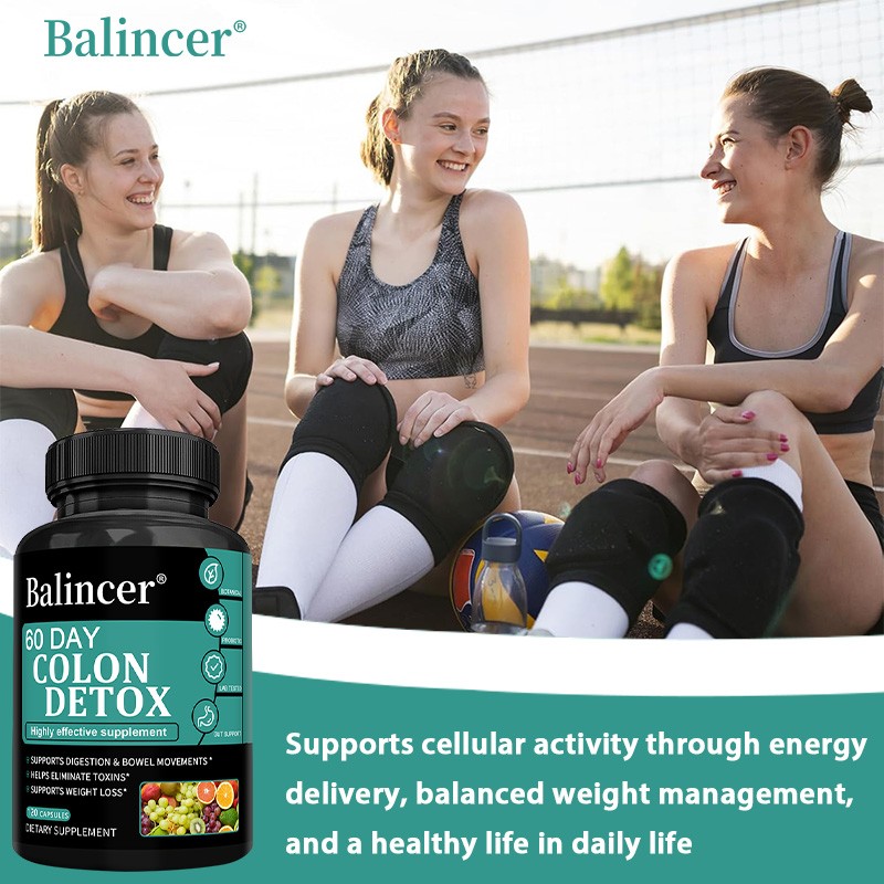 60-Day Colon Detox Capsules – Regular bowel movements -Balanced digestive system