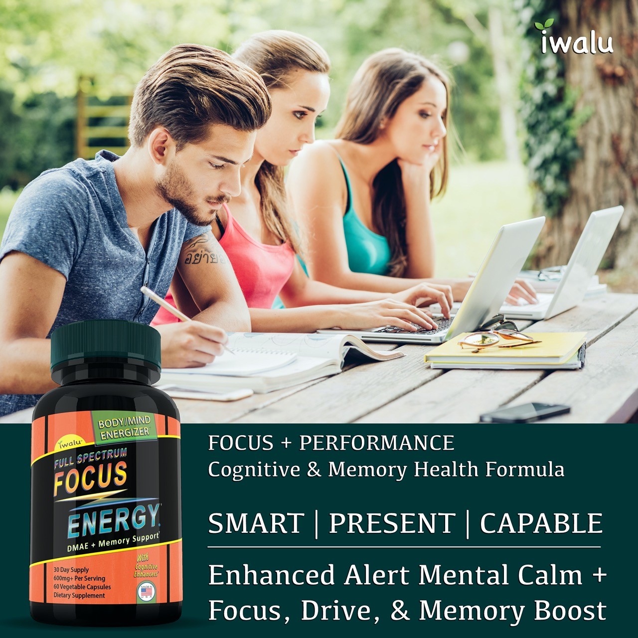 Mind Body Boost for Memory, Focus, Clarity, Hgh Booster Best Price Women & Men