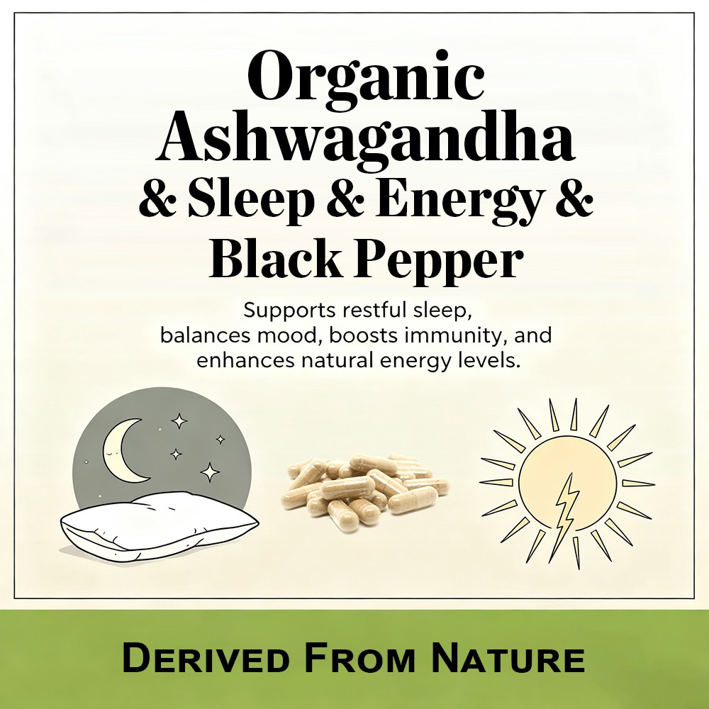 Natural Herbal Adaptogen Supplement 30~120CT- Support Calm, Focus&Daily Wellness