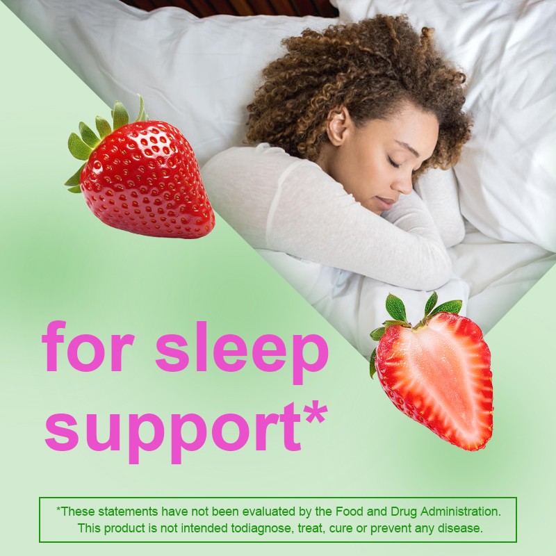 Sleep Support Gummies – with Chamomile & Lemon Balm for Restful Sleep
