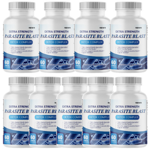 Parasite Blast Cleanse Detox & Toxins Gut Health Supplement – 9 Bottles