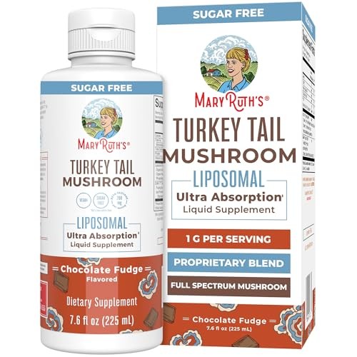 MARYRUTH’S Organics Turkey Tail Mushroom Supplement | Full Spectrum | 200mg