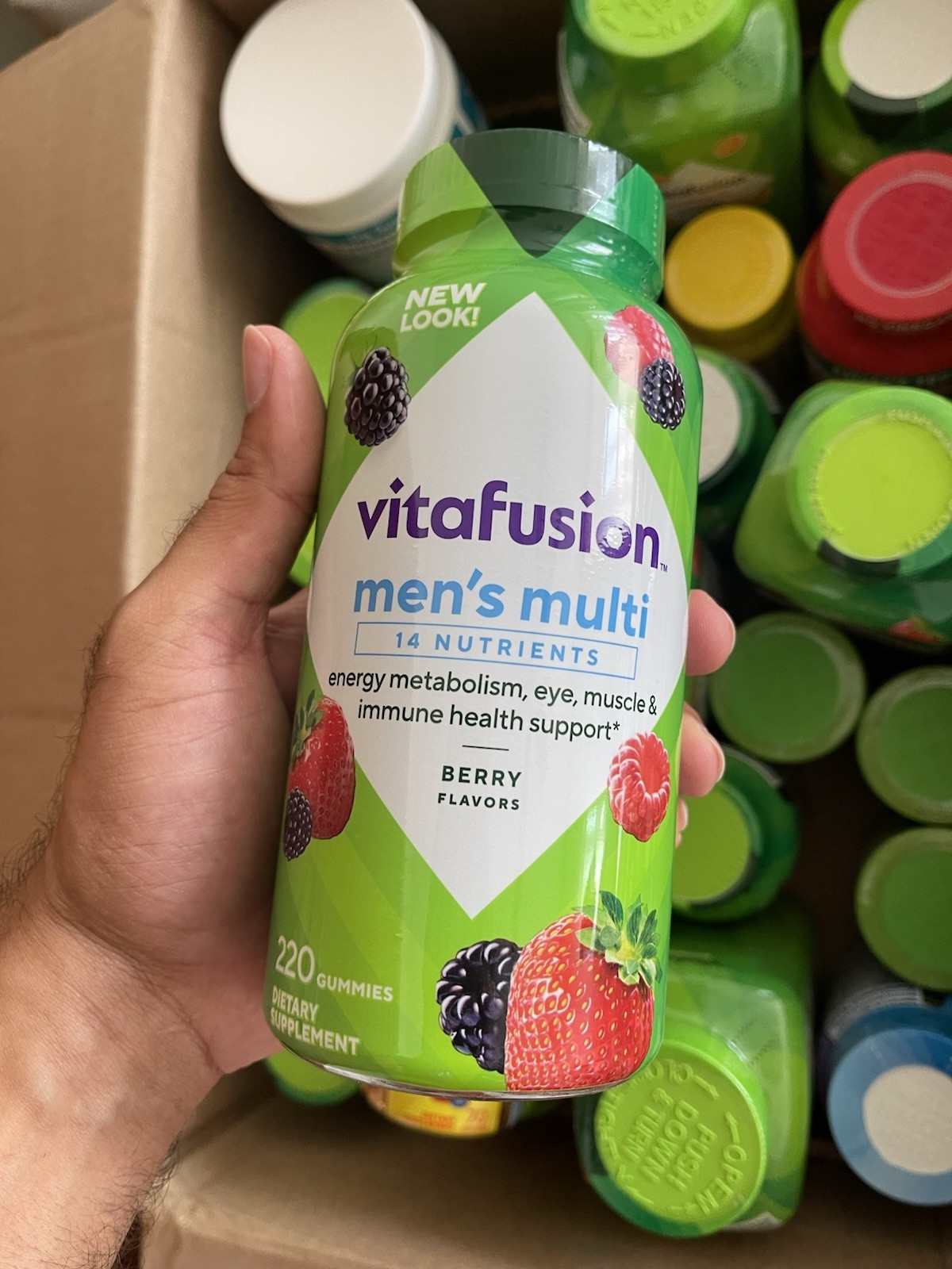 Lot 25 vitafusion Gummy Mixed Lot Melatonin 5mg Calcium C Fiber Probiotic Multi
