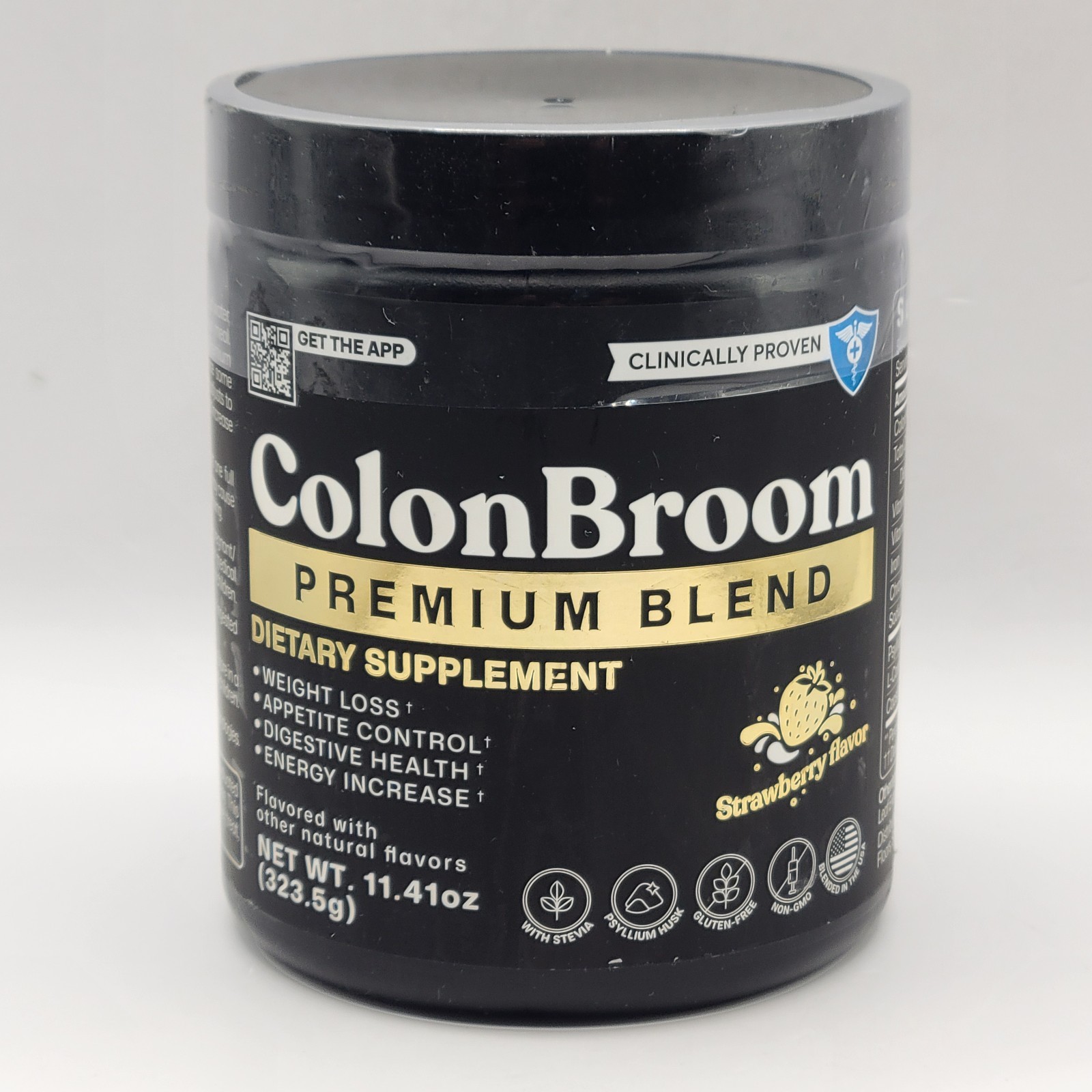 ColonBroom PREMIUM BLEND – 50 Servings 11.41 oz / 323.5g – STRAWBERRY