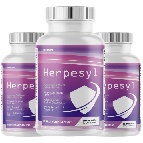 Herpesyl Advanced Defense Formula Dietary Supplement – 3 Bottles