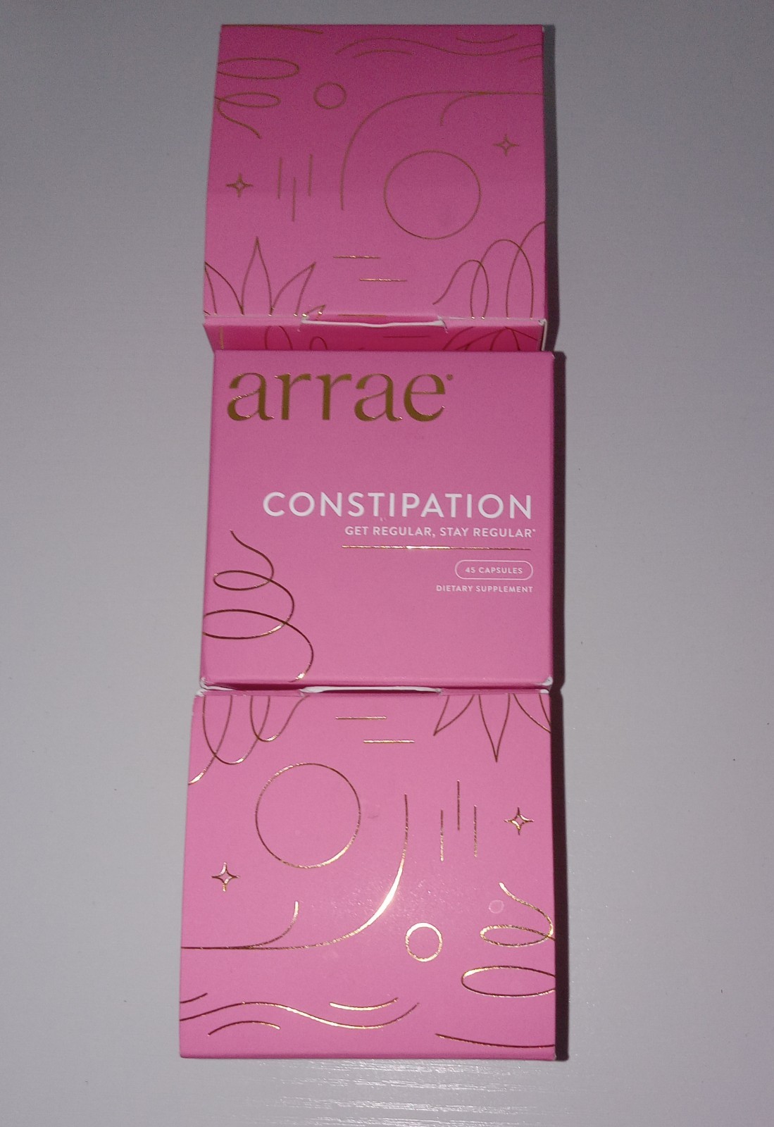 Arrae Constipation Relief Dietary Supplement Capsules 45 ct Vegan Gluten-Free