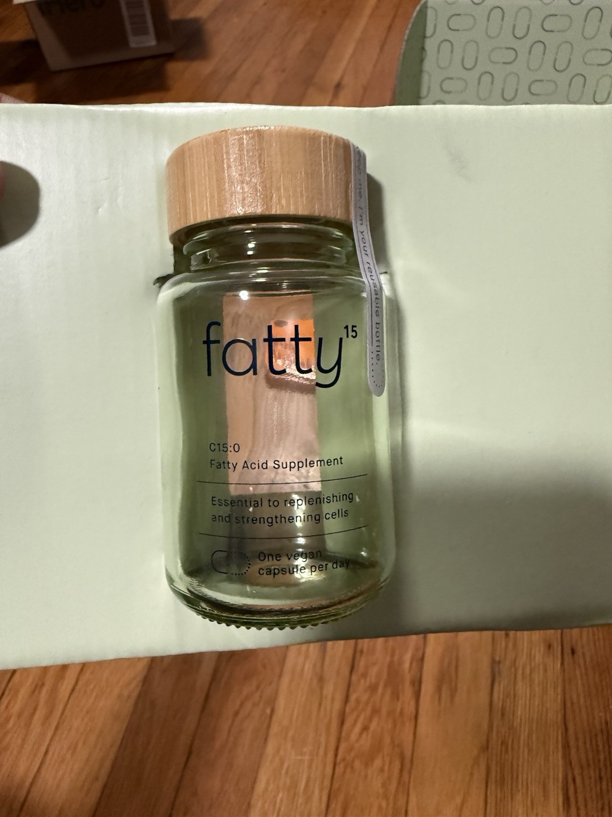 fatty15 C15:0 Pentadecanoic Acid 100mg Vegan Capsules 30 Count Once Daily