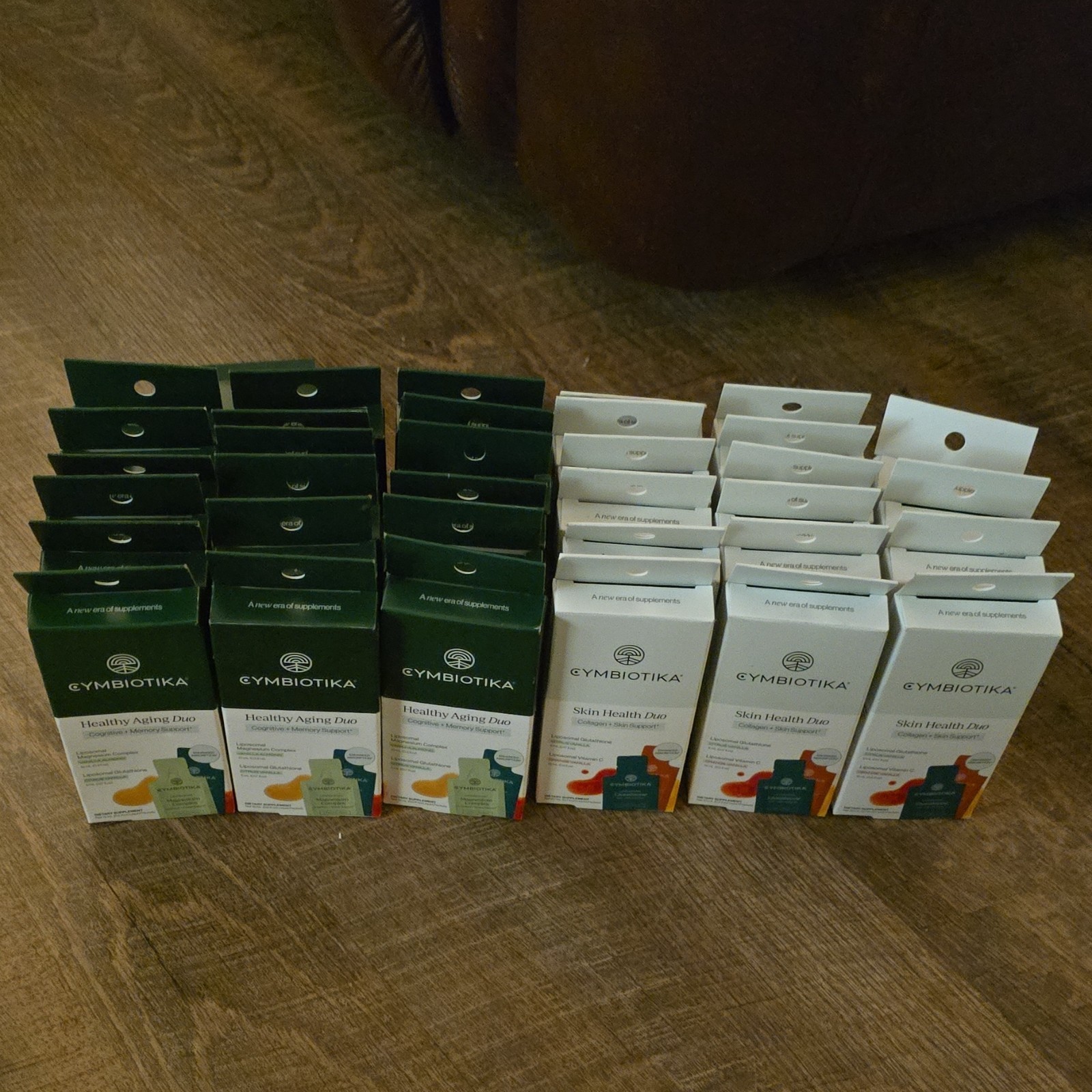 LOT OF 35 CYMBIOTIKA Healthy Aging & Skin, and Skin Health Duo