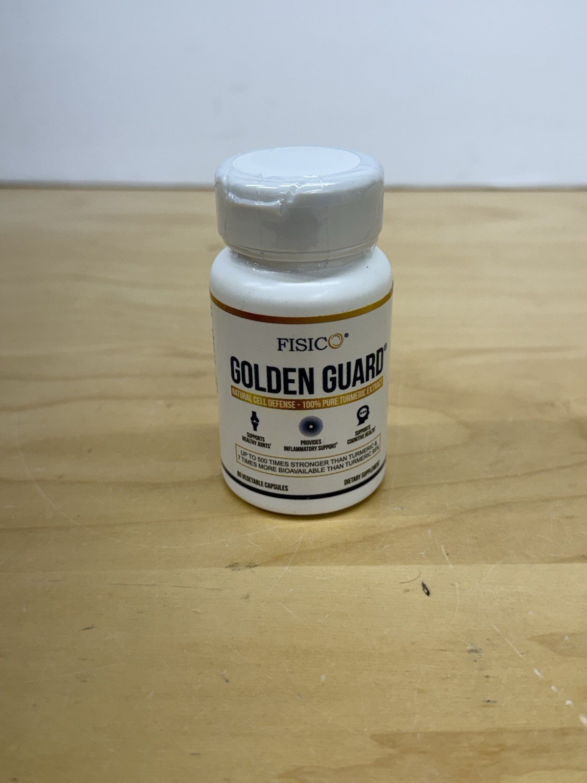 FISCIO GOLDEN GUARD JOINT SUPPLEMENT W TUMERIC 60 CAPSULES EXP 07/2026