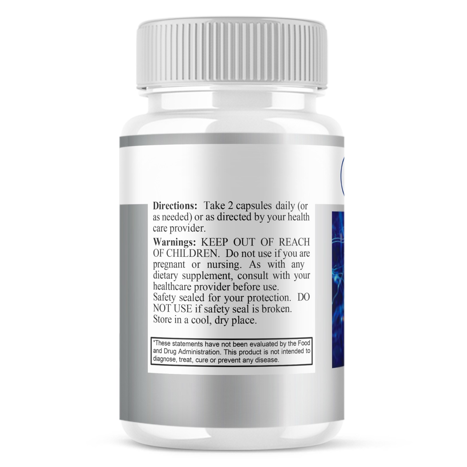 (2 Pack) Nerv Ease Pills, NervEase Premium Nootropic Supplement (120 Capsules)