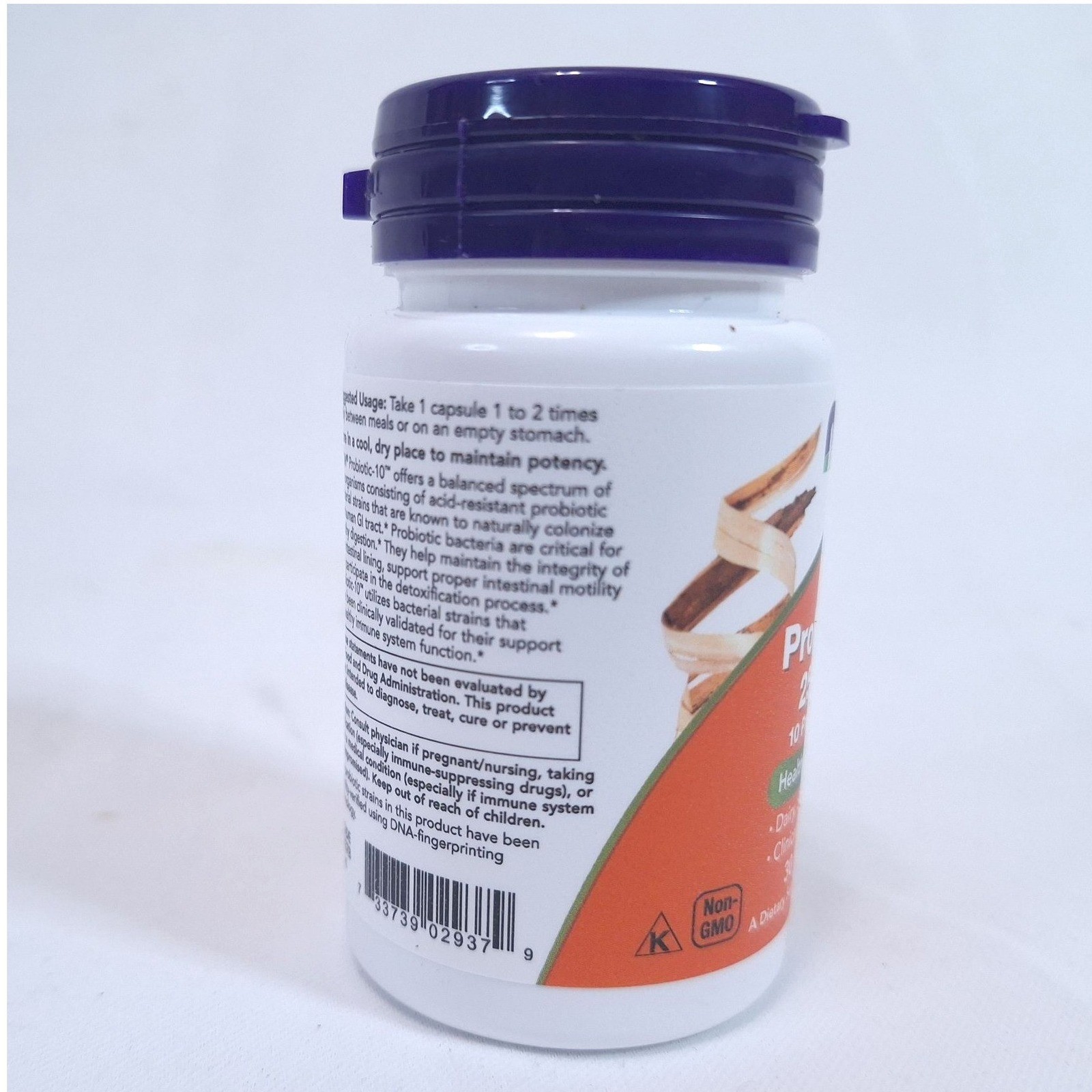 NOW Probiotic-10 25 Billion 10 Probiotic Strains 30 Veg Capsules 01/2026 Sealed