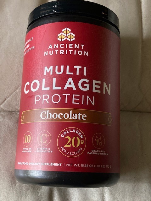 Ancient Nutrition Multi Collagen Protein Chocolate 16.65 oz. Exp. 12/2028.