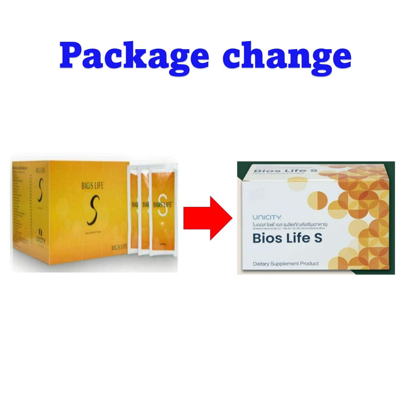 Unicity Bios Life S Slim Weight Loss Dietary Supplement Natural100% 60 Sachets