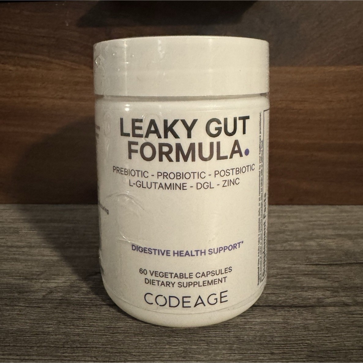 SALE Codeage Leaky Gut Formula Digestive Support Vegan 60 Capsules Exp 01/ 2027
