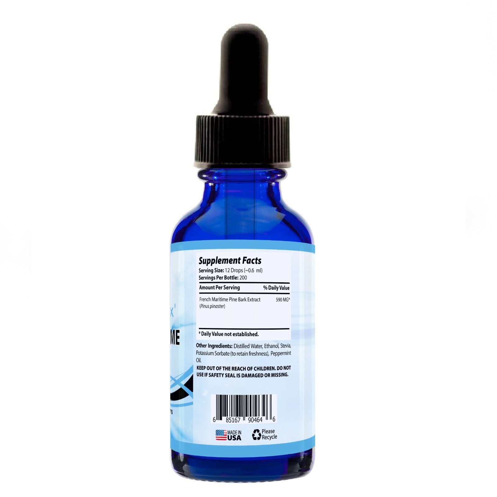 Absonutrix French Maritime Pine Bark Extract 4 Oz 590mg Antioxidant Made in USA