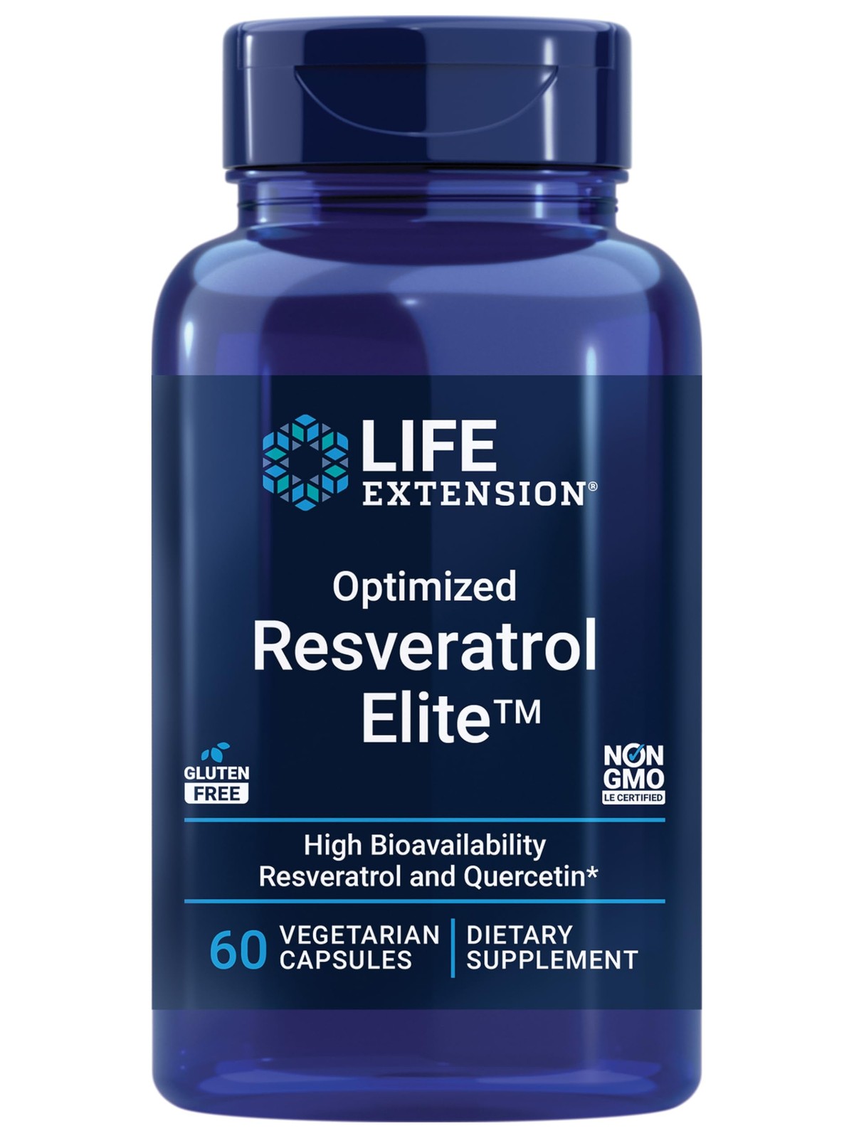 Optimized Resveratrol Elite, 60 Count (Pack of 1), Beige