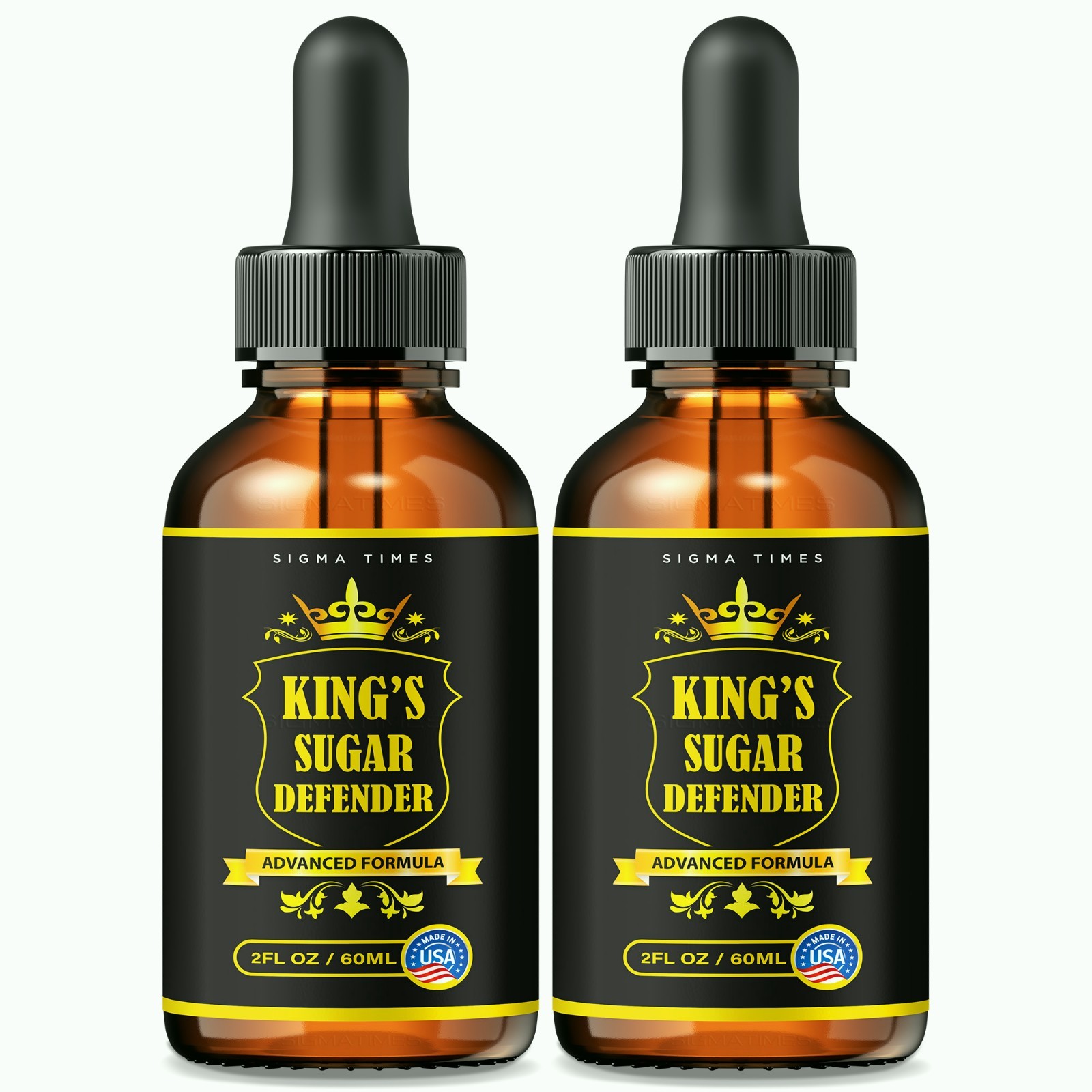 King’s Sugar Defender Drops -Premium Blood Health Support Formula – 2 Pack