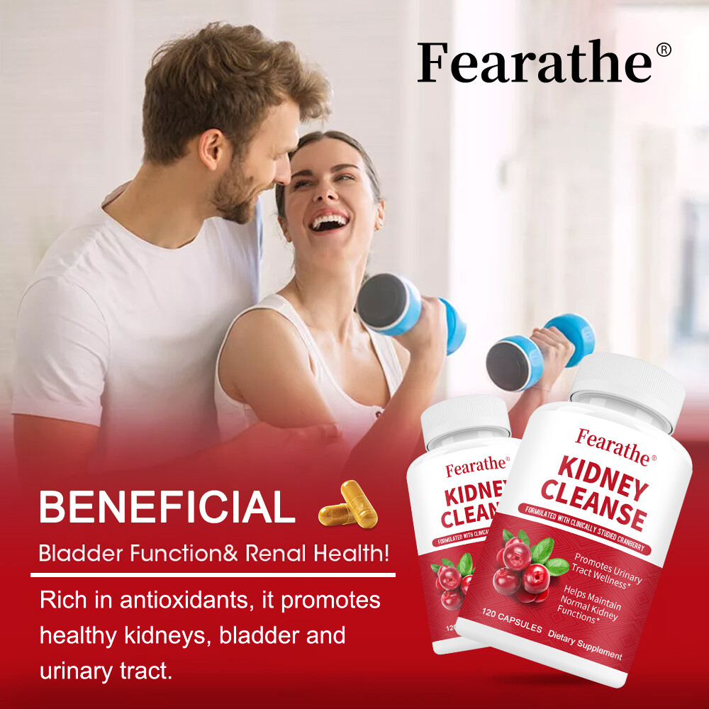 Kidney Health Cleanse Support Detox Natural Supplement High Quality
