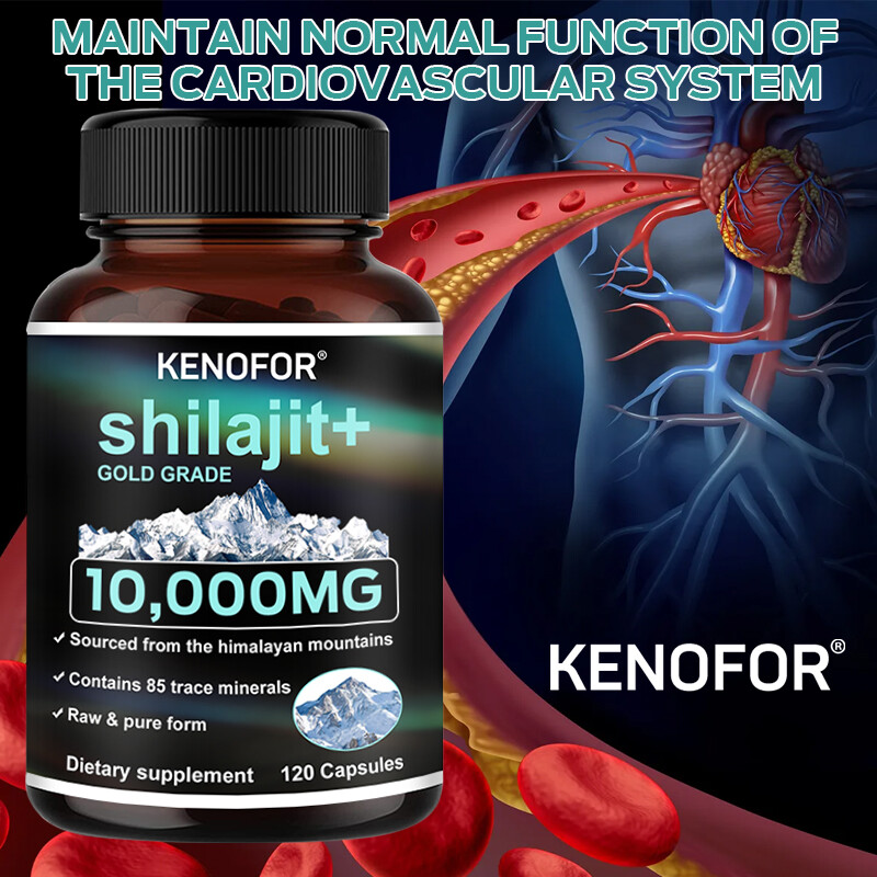 Himalayan Shilajit 10000mg Maximum Potency Organic Fulvic Acid 30 To 120 Caps