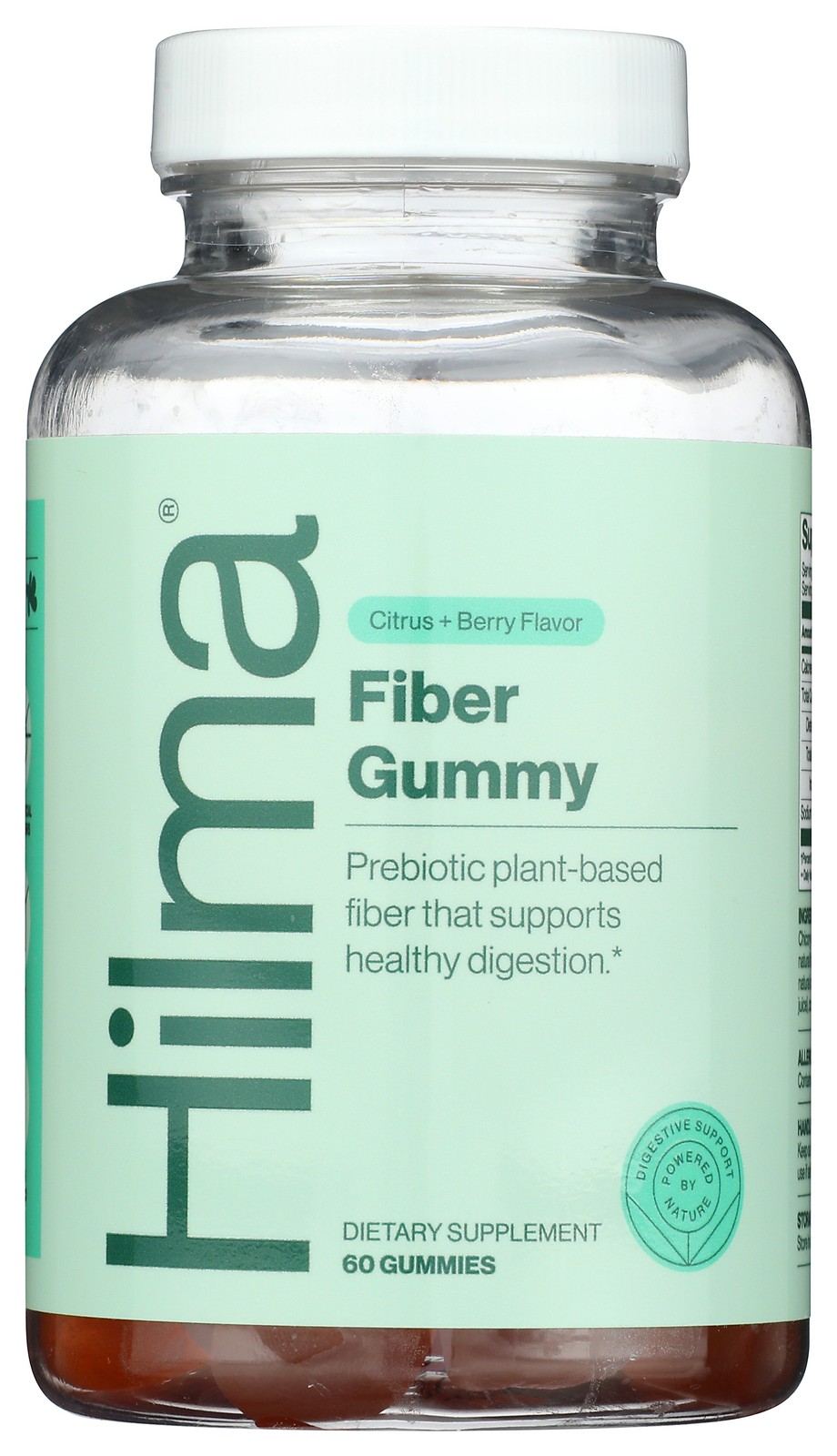 Hilma Dietary Supplement Fiber Gummy 60 Count Citrus Berry Flavor Ct 1 Pack