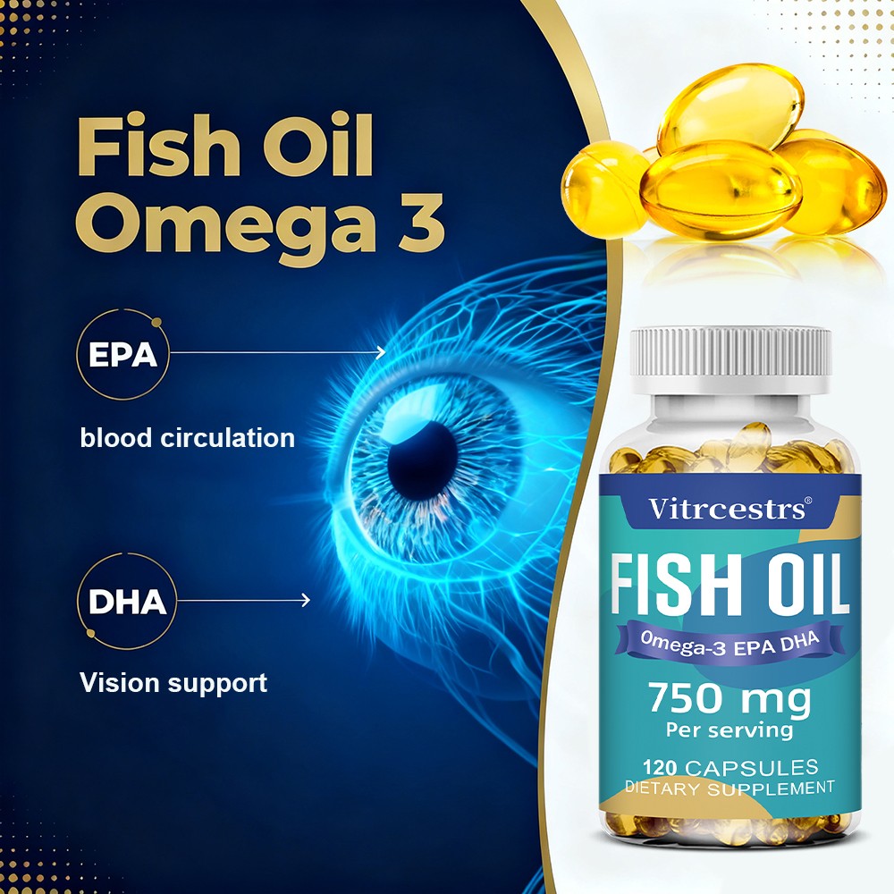 Fish Oil Supplement Fast Absorption Promote Joint Mobility,Reduce Aches & Pains