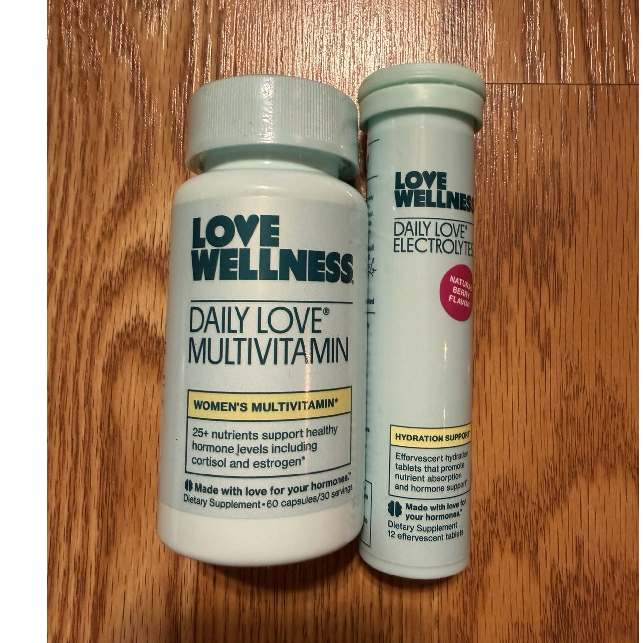 love wellness Daily Love Multivitamin Electrolytes Vitamin C D B6 Magnesium