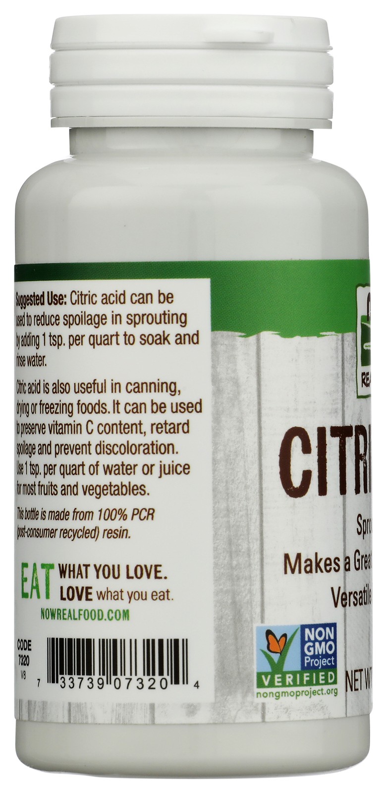Now Real Food 4 Oz Citric Acid Powder Versatile Preservative Salt 1 Pack