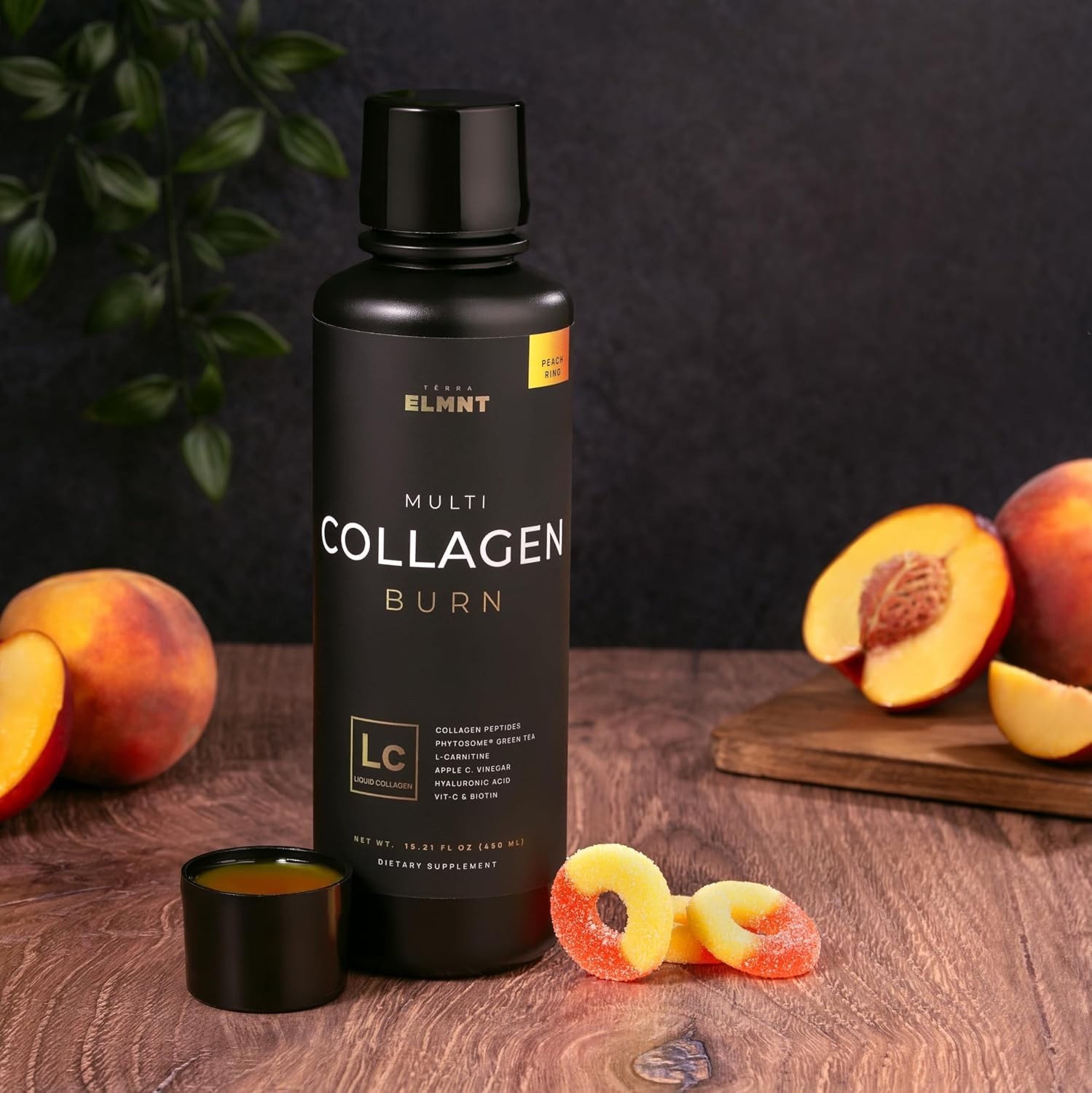 Liquid Collagen for Women Weight Loss & Beauty w. Hyaluronic Acid, Biotin 15 oz