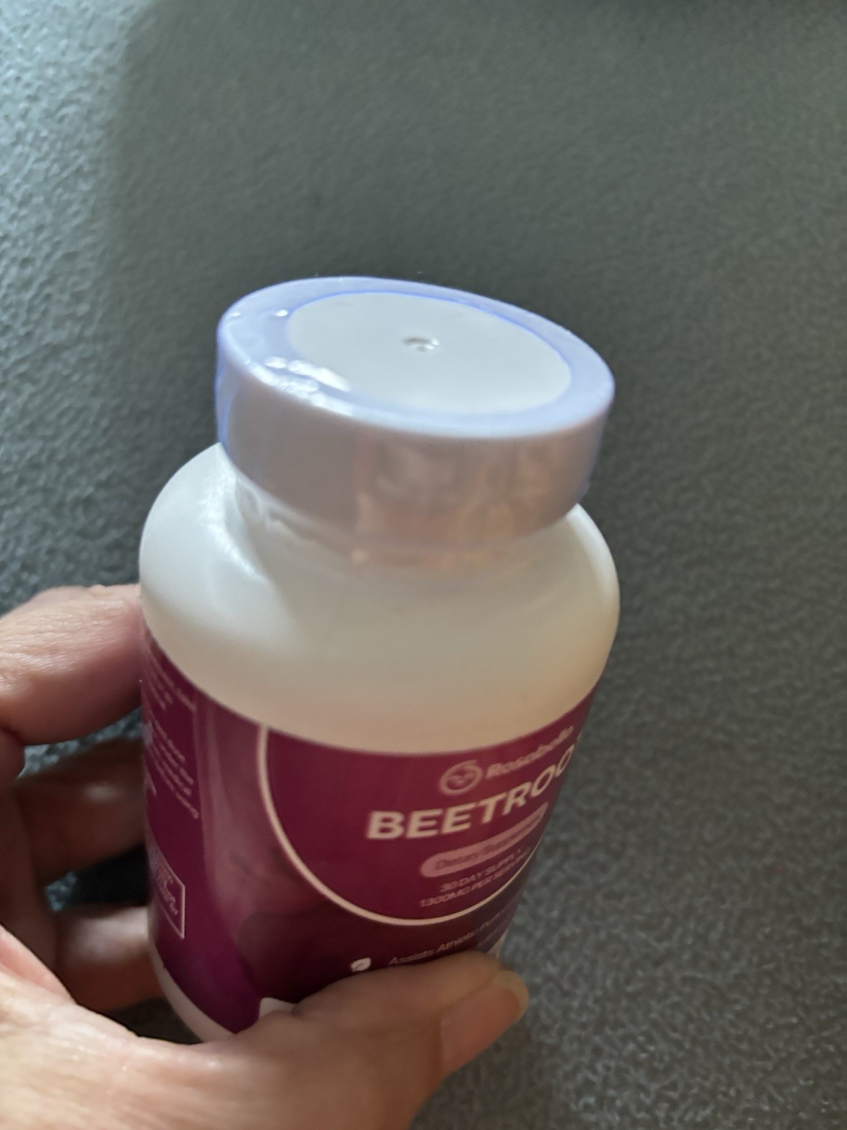 Rosabella Organic Beetroot Capsules 60 Count 1300mg Exp 09/2028