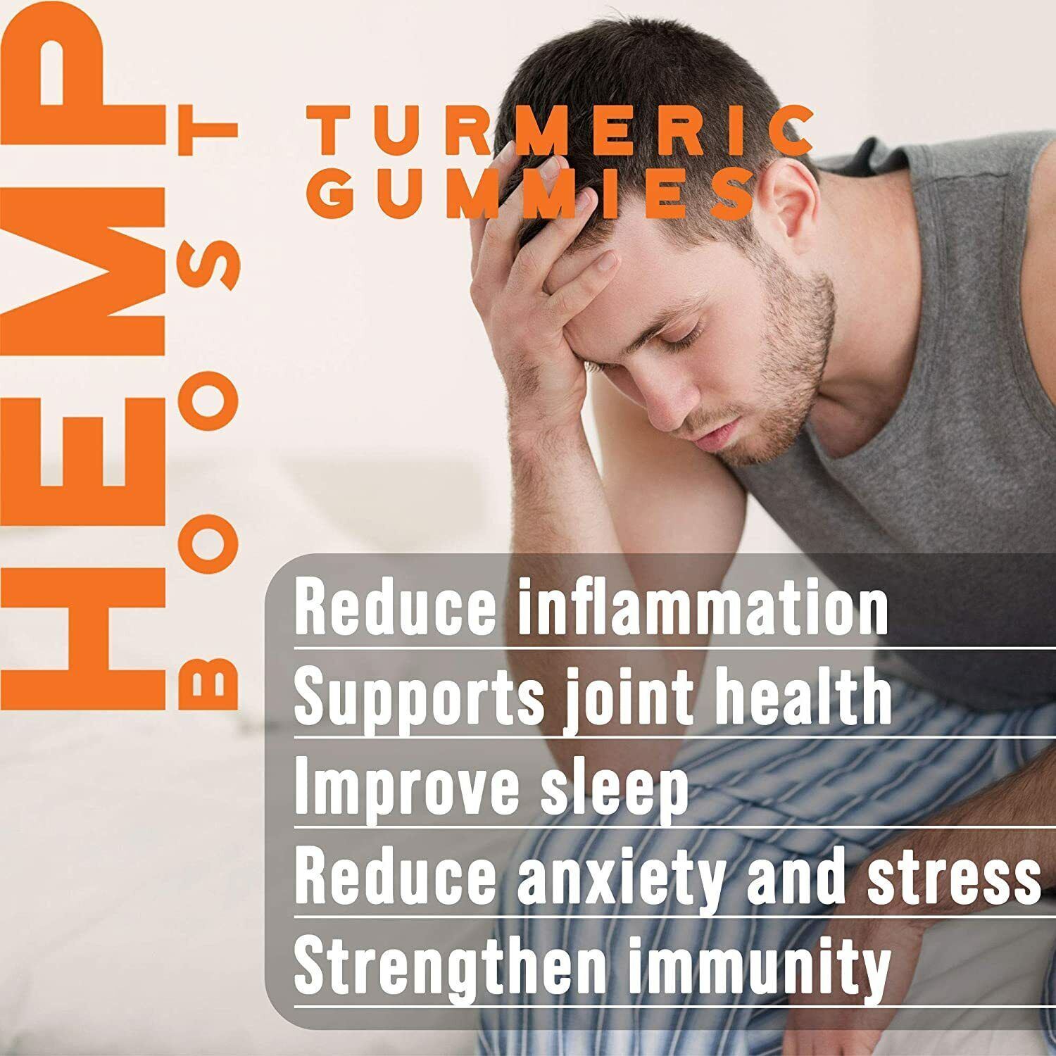 Natural Vegan Gummies – Pain Relief, Stress & Anxiety Support, Sleep Aid